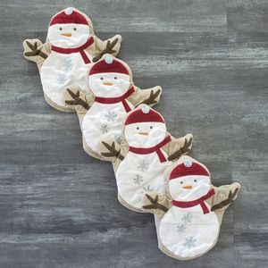 Xmas Snowman Oven Mitt 2 Bundle